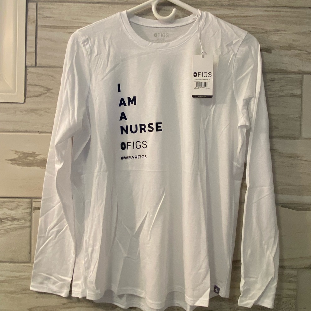 FIGS - Woman’s S - White - Super Soft long sleeve